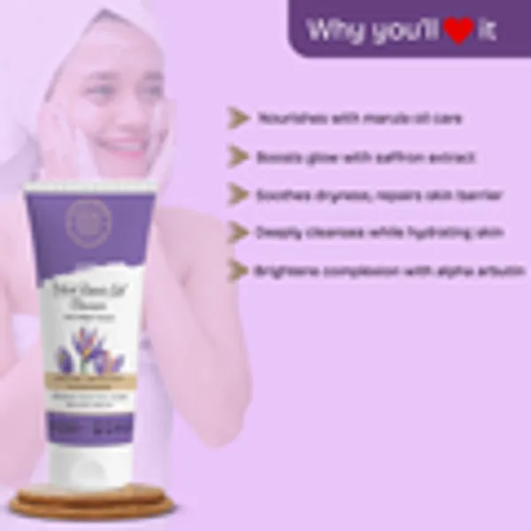 Aromablush_Velvet_Repair_Saffron_Alpha_Arbutin_Ceramide_Cleanser