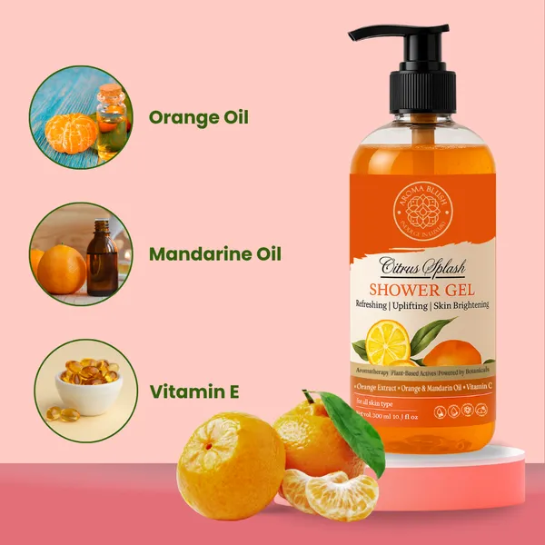 Aromablush_Citrus_Splash_Orange_Mandarin_Vitamin_C_Shower_Gel