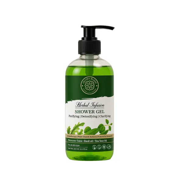 Aromablush_Herbal_Infusion_Neem_Tulsi_Tea_Tree_Purifying_Shower_Gel