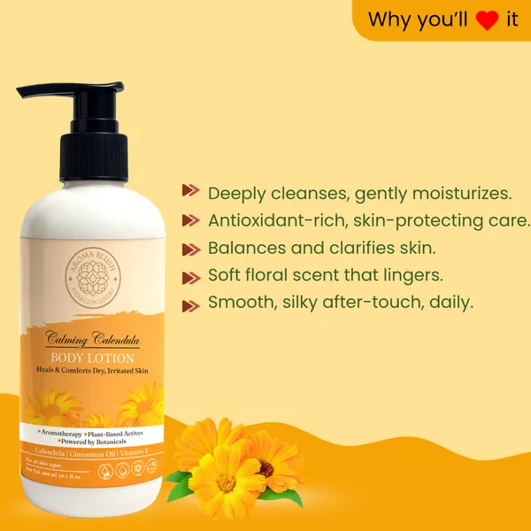 Aromablush_Calming_Calendula_Cinnamon_Body_Lotion
