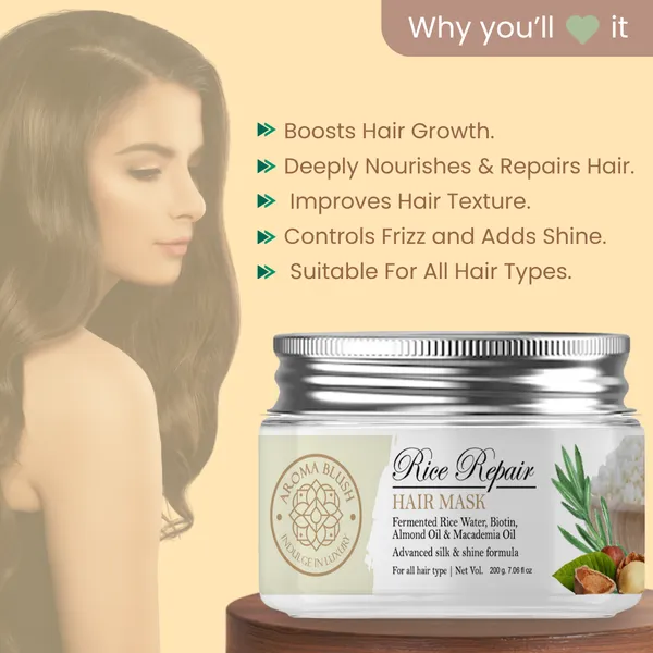 Aromablush_Rice_Repair_Fermented_Rice_Water_Biotin_Hair_Mask