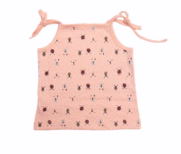 Peach_Cotton_Sleeveless_Bear_Print_Tiable_Jabla_For_Babies