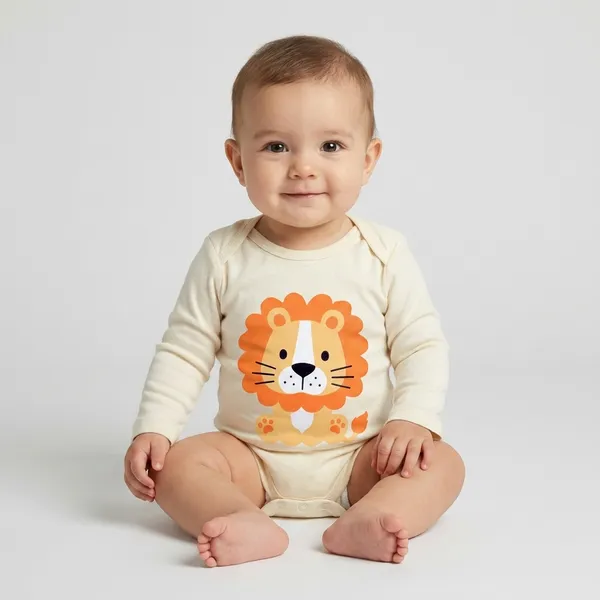 Cream_Cotton_Full_Sleeve_Lion_Print_Onesie_For_Babies