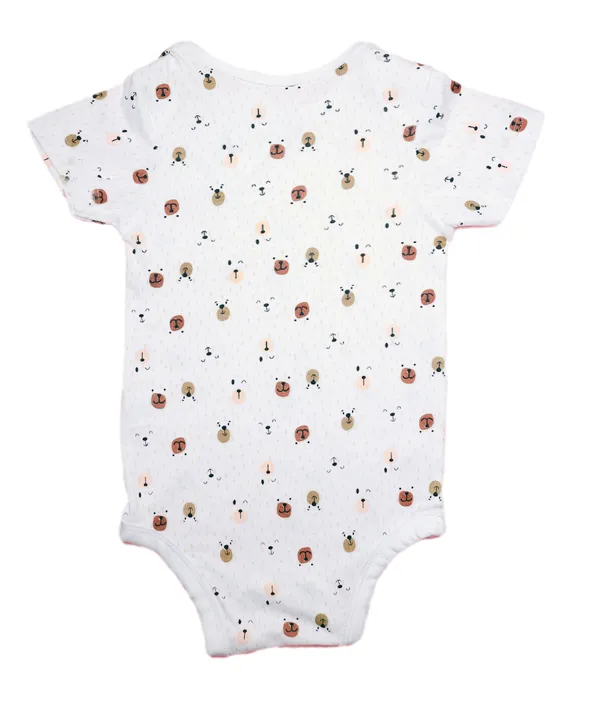 Bear_Theme_Short_Sleeve_Bodysuit_For_Babies