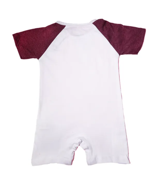 White_Cotton_Short_Sleeve_Bear_Print_Romper_For_Babies
