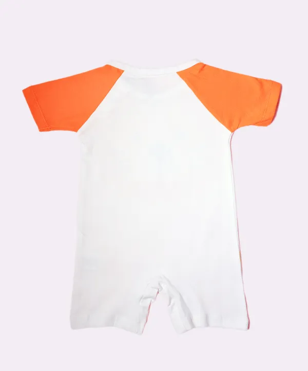 Lion_Theme_Short_Sleeve_Romper_For_Baby