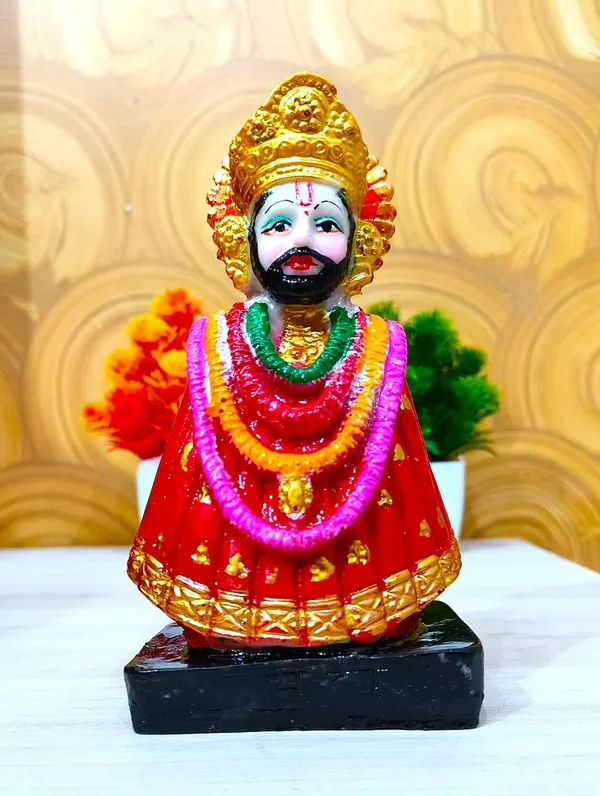 Pickartme_Shri_Khatu_Shyam_Ji_Statue_Shyam_Baba_Idols_Murti_For_Pooja_Home_Decoration_Multicolor