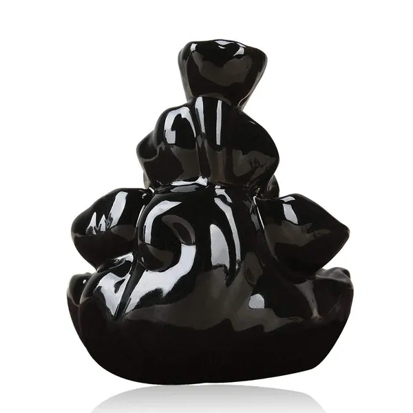 Pickartme_Smoke_Fountain_Incense_Holder_Showpiece_With_Backflow_Cones_Home_Decor_Products_10_X_10_X_11_Centimeters_Black_Dark_1_Showpiece_10_Cones_Fabric_Conical