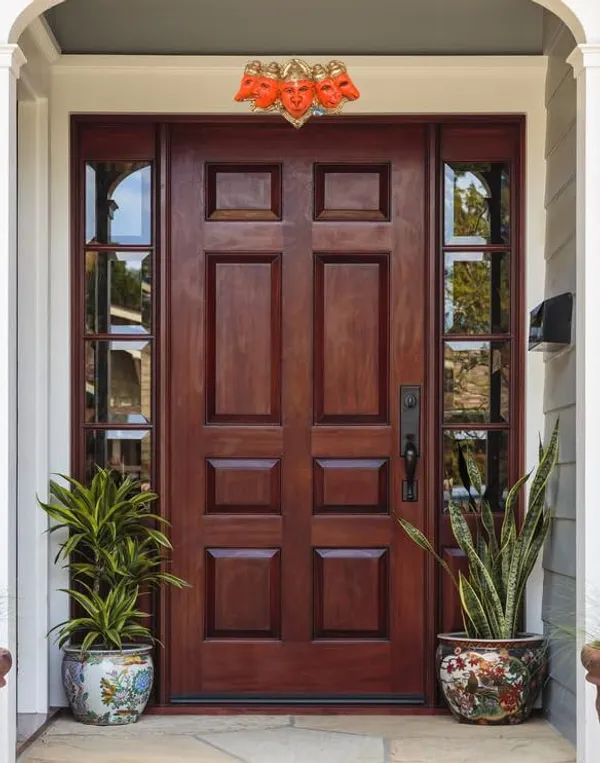 Pickartme_Panchmukhi_Hanuman_Ji_For_Door_Entrance_Murti_Statue_For_Pooja_Bajrang_Bali_Idol_Hanuman_Ji_Idol_Sinduri_Color