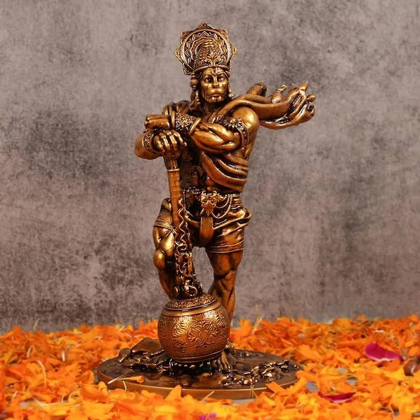Pickartme_Car_Dashboard_Resin_Bahubali_Hanuman_Idol_Home_Decor_Item_Hanuman_Murti_Statue_For_Gift_Height_4_33_Inch