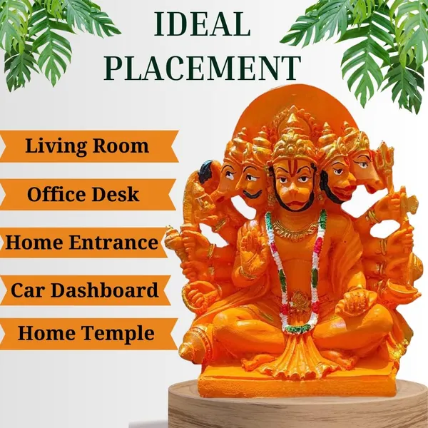 Pickartme_Resin_Panchmukhi_Hanuman_Idol_Bajarang_Bali_Statue_In_Sinduri_Color_Hanuman_Ji_Ki_Murti_For_Pooja_Office_Home_Temple_6_Inch_Orange