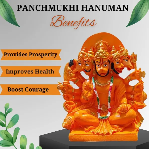 Pickartme_Resin_Panchmukhi_Hanuman_Idol_Bajarang_Bali_Statue_In_Sinduri_Color_Hanuman_Ji_Ki_Murti_For_Pooja_Office_Home_Temple_6_Inch_Orange