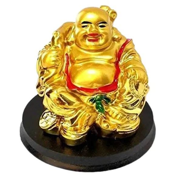 Pickartme_Brass_Feng_Shui_Laughing_Buddha_Figurine_Happiness_And_Money_Wealth_Sitting_Idol_Decor_For_Pooja_Ghar_Office_Home_Temple_Gold_2
