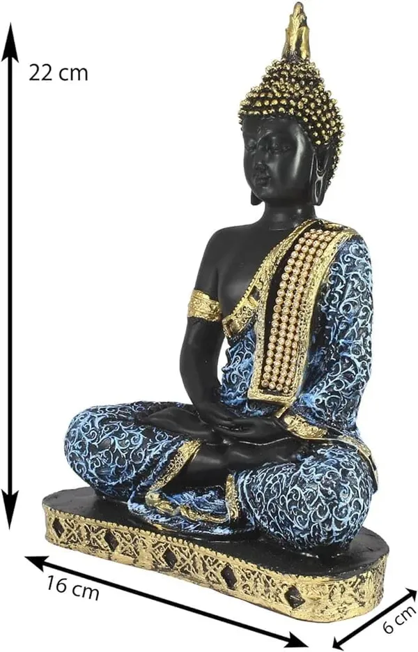 Pickartme_Polyresin_Meditation_Sitting_Blue_Buddha_Idol_Statue_Showpiece_Buddha_Idol_Decor_For_Pooja_Ghar_Office_Gifting_Multicolor