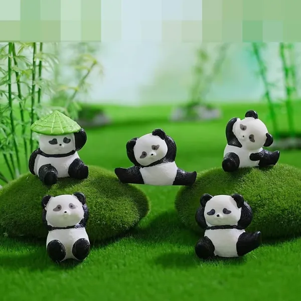 Panda_Miniature_Figurine_Set
