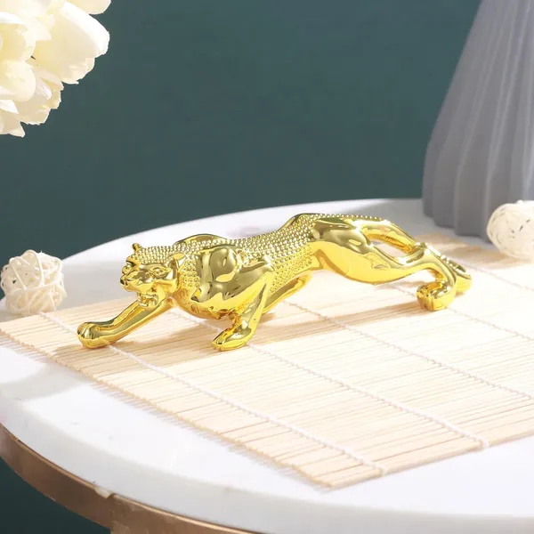 Pickartme_Golden_Wildlife_Animal_Statue_Jaguar_Showpiece_Animal_Figurines_Statue_ResinDecorative_Item_For_Home_Decor_Living_Room_Office_Table_Decoration_Gifting_7_Inch