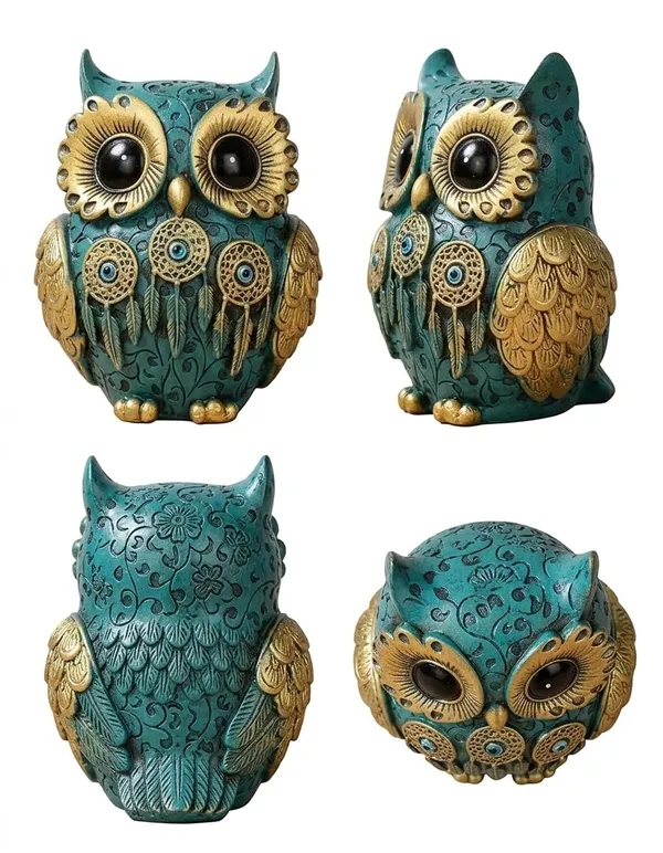 Pickartme_Owl_Showpiece_For_Home_Decor_Resin_Figurine_With_Gold_Detailing_Lucky_Evil_Eye_Owl_Statue_For_Living_Room_Office_Gifting_Black