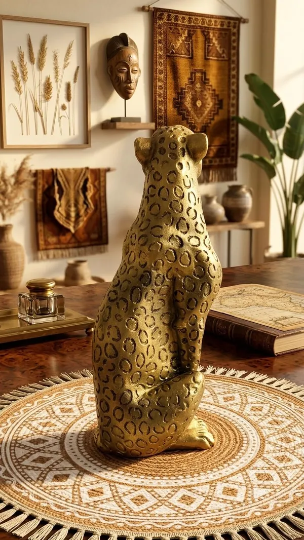 Pickartme_Luxury_Leopard_Statue_Showpiece_Gold_Finish_Resin_Wild_Animal_Figurine_Modern_Home_Decor_Accent_For_Coffee_Table_Console_Office_Desk_Shelf_Housewarming_Gift_Metallic