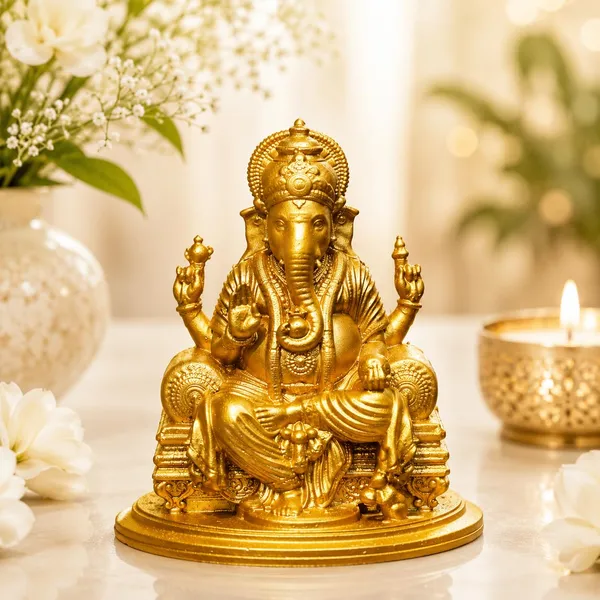 Pickartme_Golden_Lord_Ganesha_Idol_3_5_Inch_For_Car_Dashboard_Home_Decor_Pooja_Room_Office_Desk_Ganpati_Murti_Lucky_Gift_Spiritual_Decorative_Showpiece_Gold
