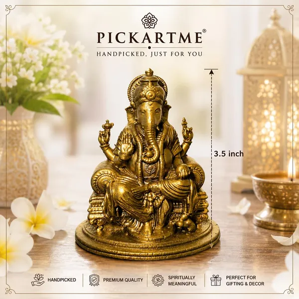 Pickartme_Lord_Ganesha_Idol_For_Home_Decor_Car_Dashboard_3_5_Inch_Decorative_Ganpati_Murti_For_Pooja_Office_Gift_Metallic