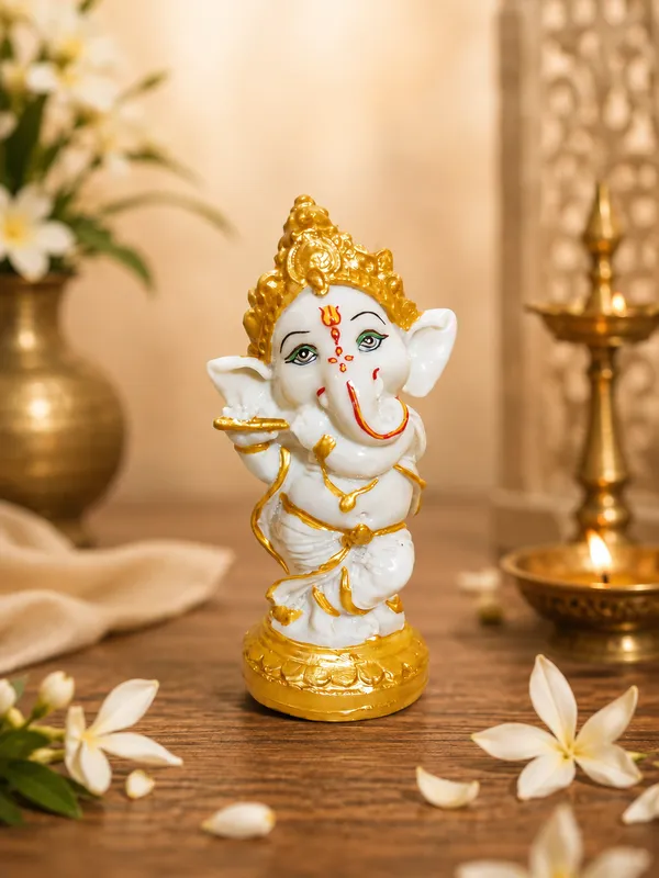 Lord_Ganesha_Idol_for_Home_&_Office_Décor_|_White_&_Golden_Finish_Decorative_Ganesh_Murti
