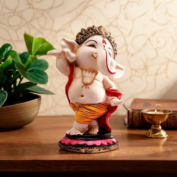 Pickartme_Polyresin_Ganesha_Idol_Handcrafted_Blessing_Lord_Ganesh_Statue_For_Pooja_Home_Decorations_Gifts_Items_Dancing_Ganesha