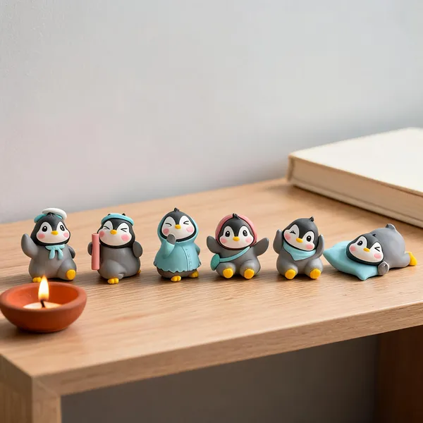 Pickartme_Cute_Penguin_Miniature_Figurines_Showpiece_Diwali_Festive_Decoration_Home_Decor_Table_Car_Dashboard_Bedroom_Office_Penguin