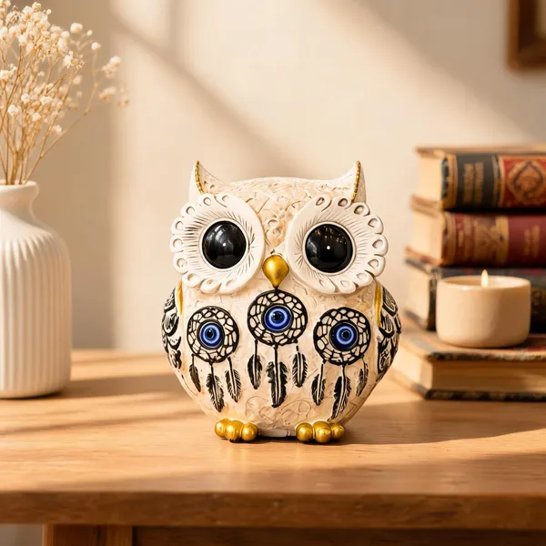Pickartme_Owl_Showpiece_For_Home_Decor_Resin_Figurine_With_Gold_Detailing_Lucky_Evil_Eye_Owl_Statue_For_Living_Room_Office_Gifting_Off_White