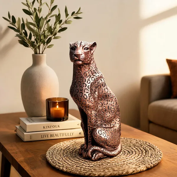 Pickartme_Luxury_Leopard_Statue_Showpiece_Gold_Finish_Resin_Wild_Animal_Figurine_Modern_Home_Decor_Accent_For_Coffee_Table_Console_Office_Desk_Shelf_Housewarming_Gift_Bronze