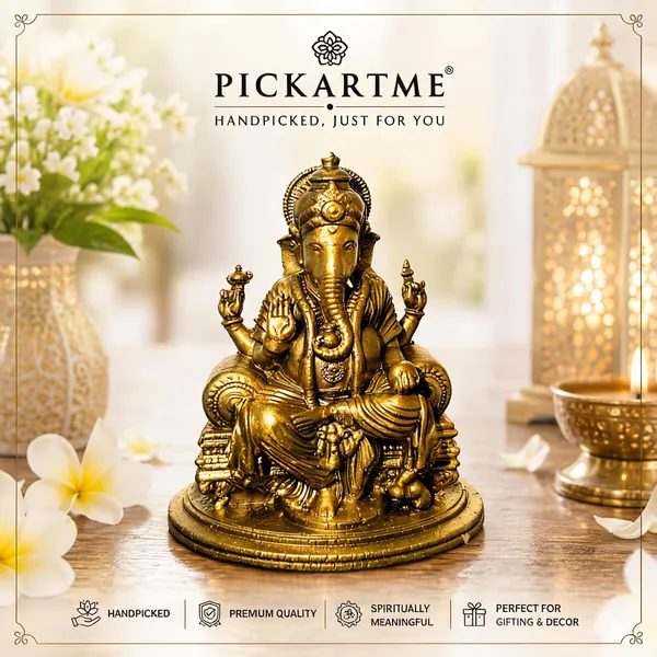 Pickartme_Lord_Ganesha_Idol_For_Home_Decor_Car_Dashboard_3_5_Inch_Decorative_Ganpati_Murti_For_Pooja_Office_Gift_Metallic