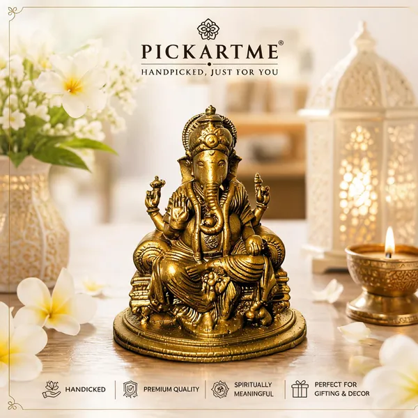 Pickartme_Lord_Ganesha_Idol_For_Home_Decor_Car_Dashboard_3_5_Inch_Decorative_Ganpati_Murti_For_Pooja_Office_Gift_Metallic