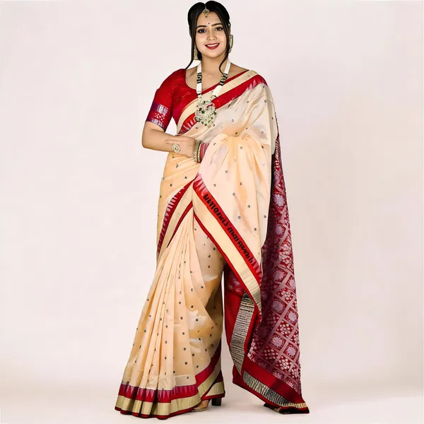 Nationalsaree_Woven_Sambalpuri_Art_Silk_Saree_(Beige)