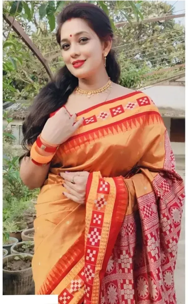 National_Sarees_Temple_Border_Sambalpuri_Handloom_Art_Silk_Saree_(Mustard)