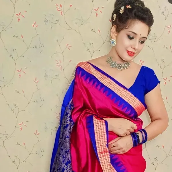 National_Saree_Temple_Border_Sambalpuri_Handloom_Art_Silk_Saree_(Pink)