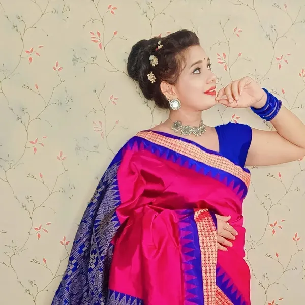 National_Saree_Temple_Border_Sambalpuri_Handloom_Art_Silk_Saree_(Pink)