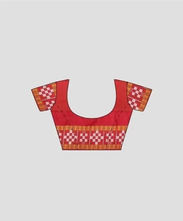Weaver_Store_Temple_Border_Sambalpuri_Art_Silk_Saree_(Magenta)