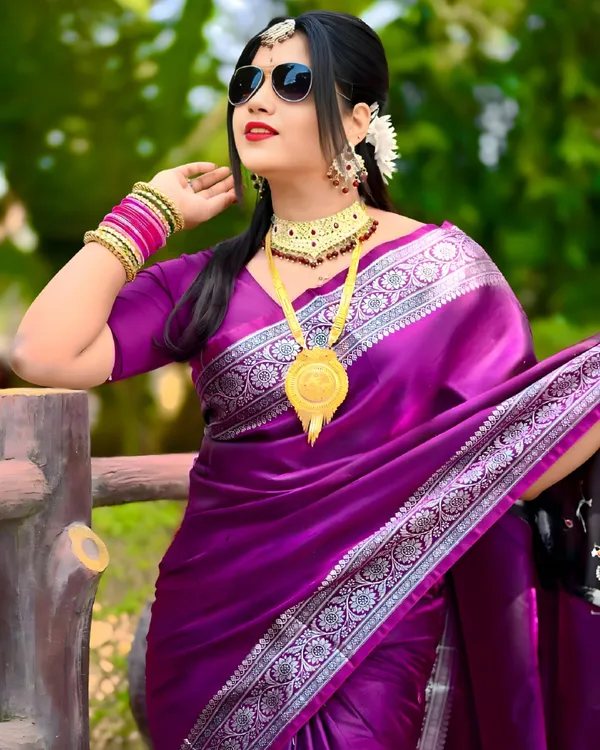 Weaver_Store_Self_Design_Banarasi_Nylon_Saree_(Maroon)
