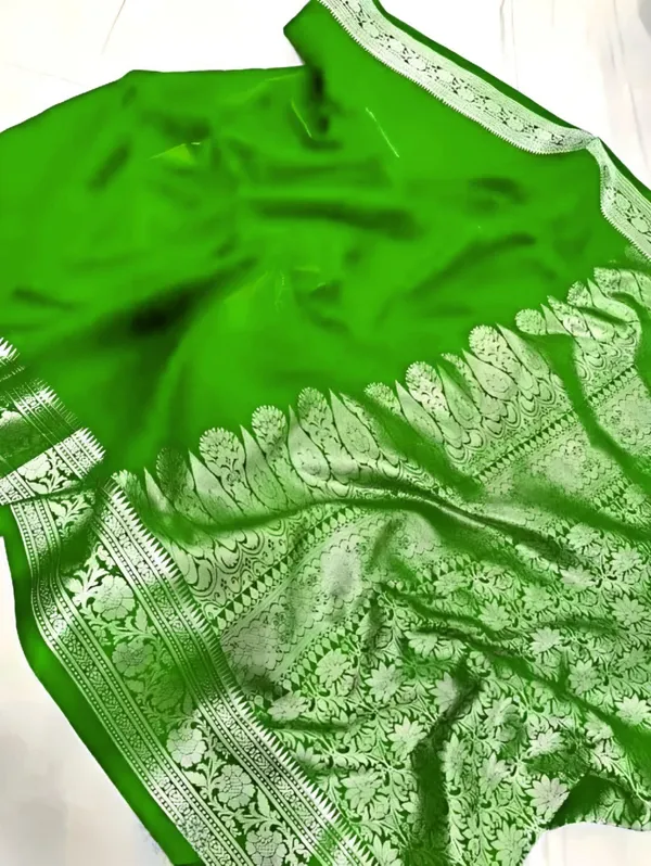 Weaver_Store_Self_Design_Banarasi_Satin_Saree_(Green)