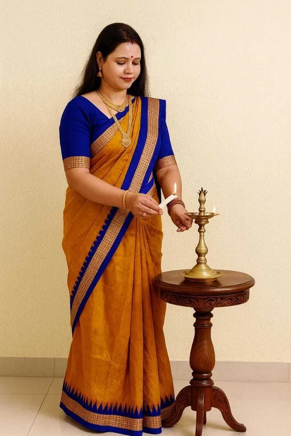 Weaver_Store_Printed_Banarasi_Art_Silk_Saree_(Mustard)