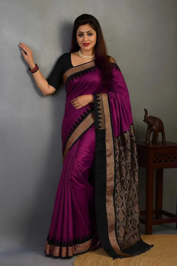 Weaver_Store_Woven_Banarasi_Art_Silk_Saree_(Magenta)