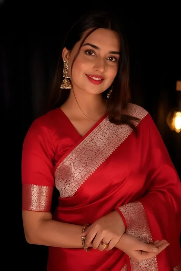 Weaver_Store_Woven_Banarasi_Art_Silk_Saree_(Red)
