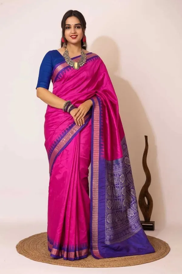 Weaver_Store_Woven_Banarasi_Art_Silk_Saree_(Pink)