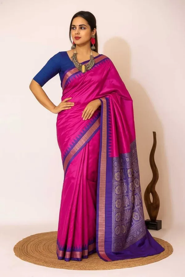 Weaver_Store_Woven_Banarasi_Art_Silk_Saree_(Pink)