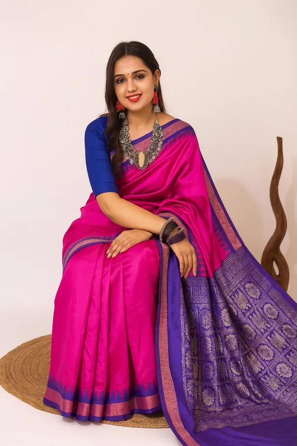 Weaver_Store_Woven_Banarasi_Art_Silk_Saree_(Pink)
