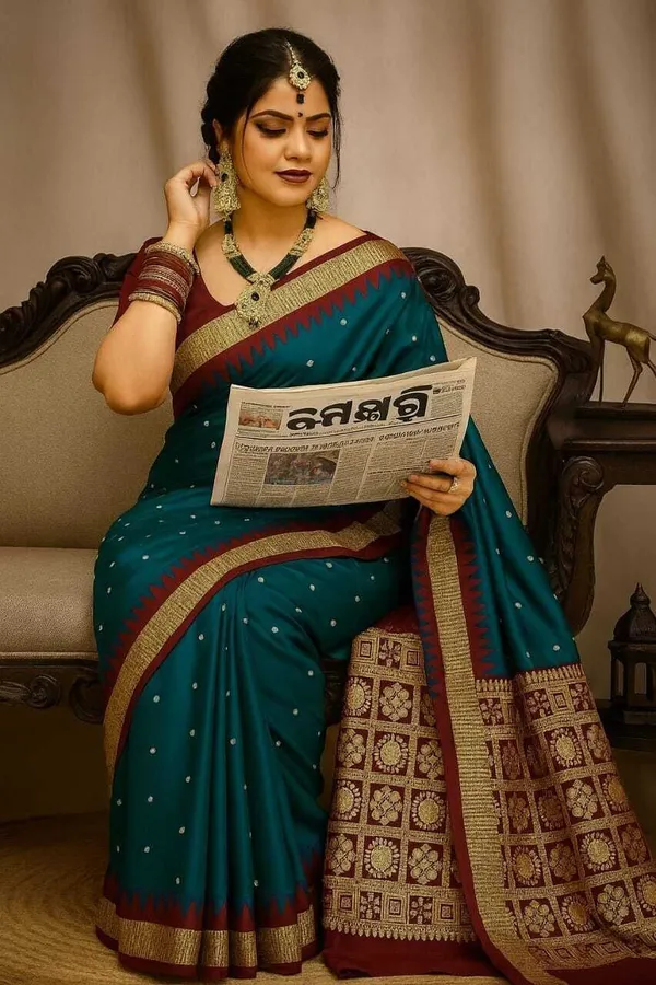 Weaver_Store_Woven_Banarasi_Art_Silk_Saree_(Green)
