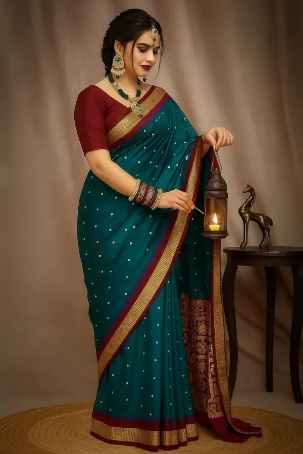 Weaver_Store_Woven_Banarasi_Art_Silk_Saree_(Green)