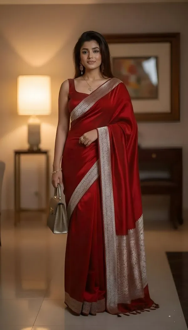 Weaver_Store_Woven_Banarasi_Art_Silk_Saree_(Red)