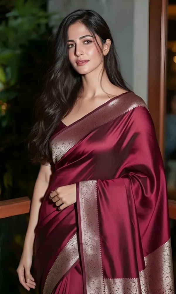 Weaver_Store_Woven_Banarasi_Art_Silk_Saree_(Maroon)