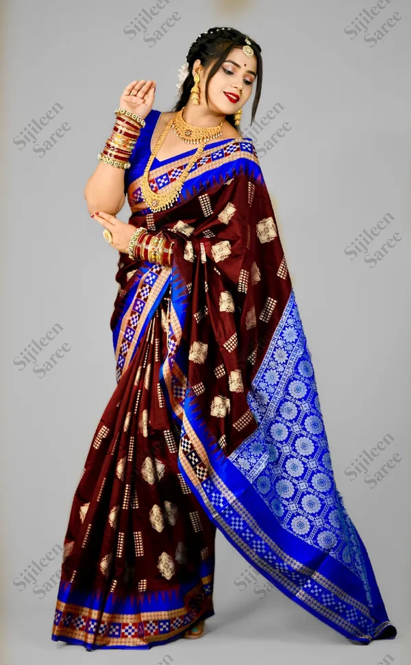 Weaver_Store_Woven_Banarasi_Art_Silk_Saree_(Maroon)