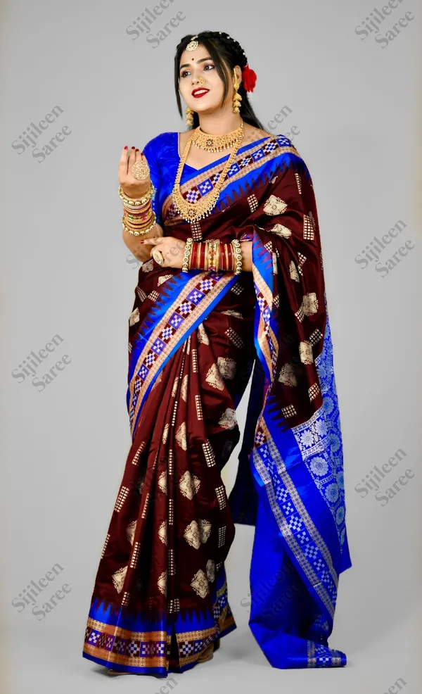 Weaver_Store_Woven_Banarasi_Art_Silk_Saree_(Maroon)